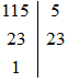 Phân tích các số sau ra thừa số nguyên tố: 70, 115